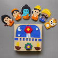 Interactive Ramayana Felt book for kids - Diwali story book