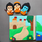 Interactive Ramayana Felt book for kids - Diwali story book