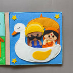 Interactive Ramayana Felt book for kids - Diwali story book