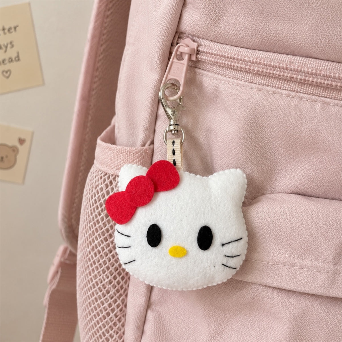 Felt Hello Kitty Keychain