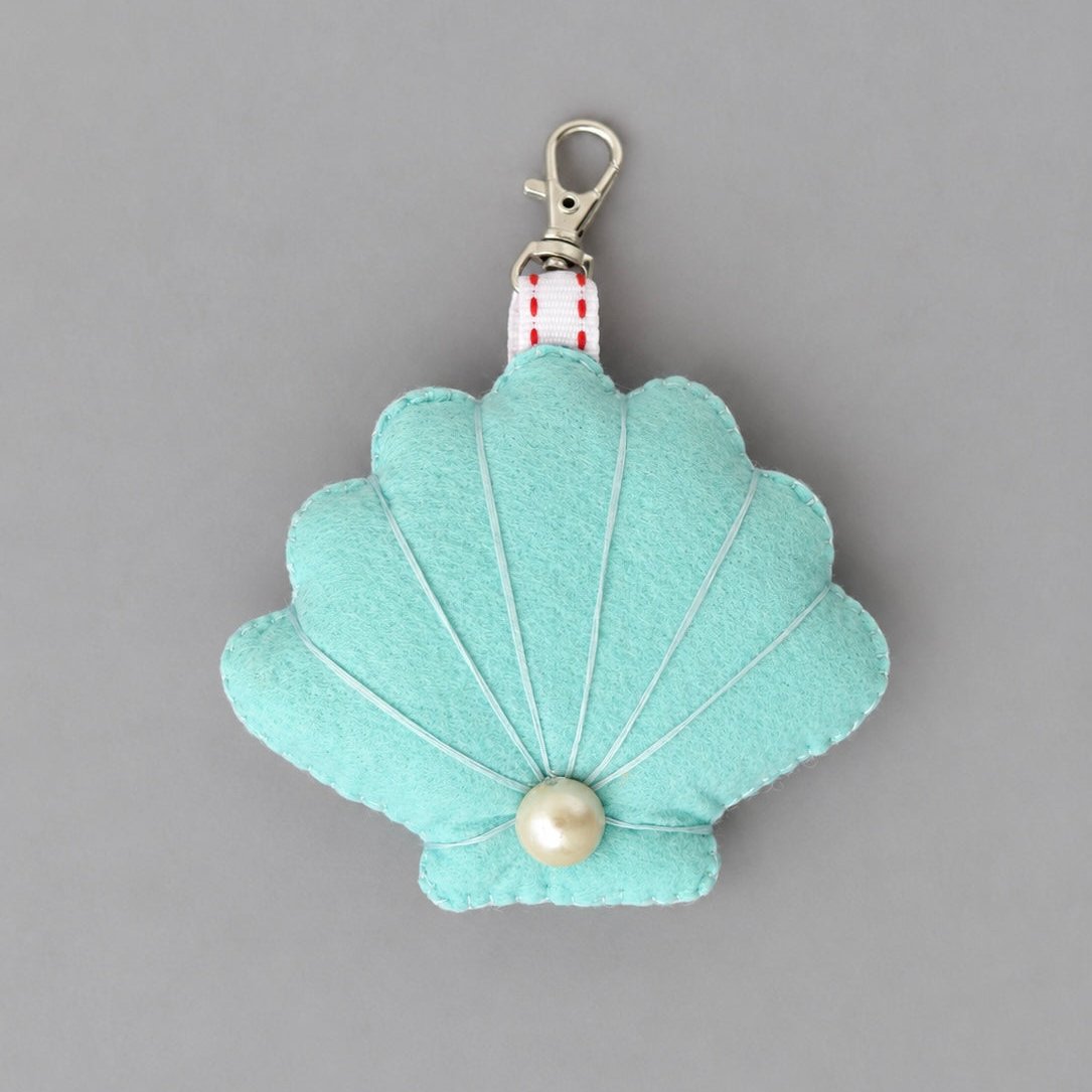 Felt Shell Keychain