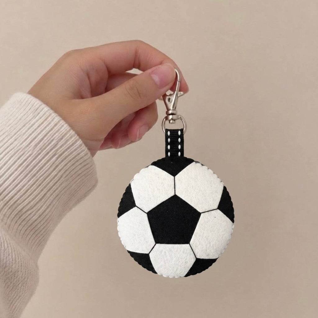 Felt Football Keychain