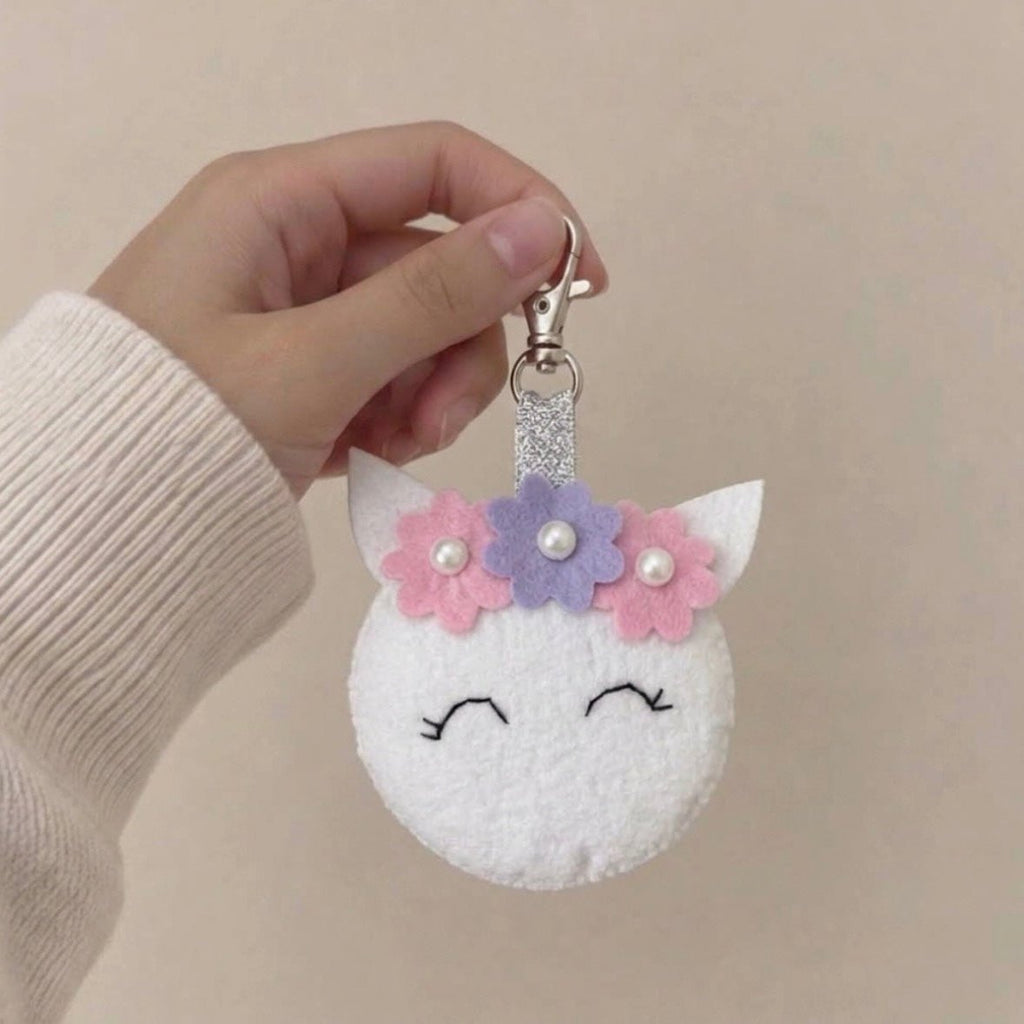 Felt Unicorn Keychain