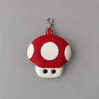 Felt Mushroom Keychain