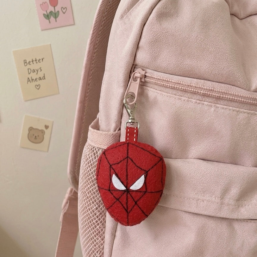 Felt Spiderman Keychain