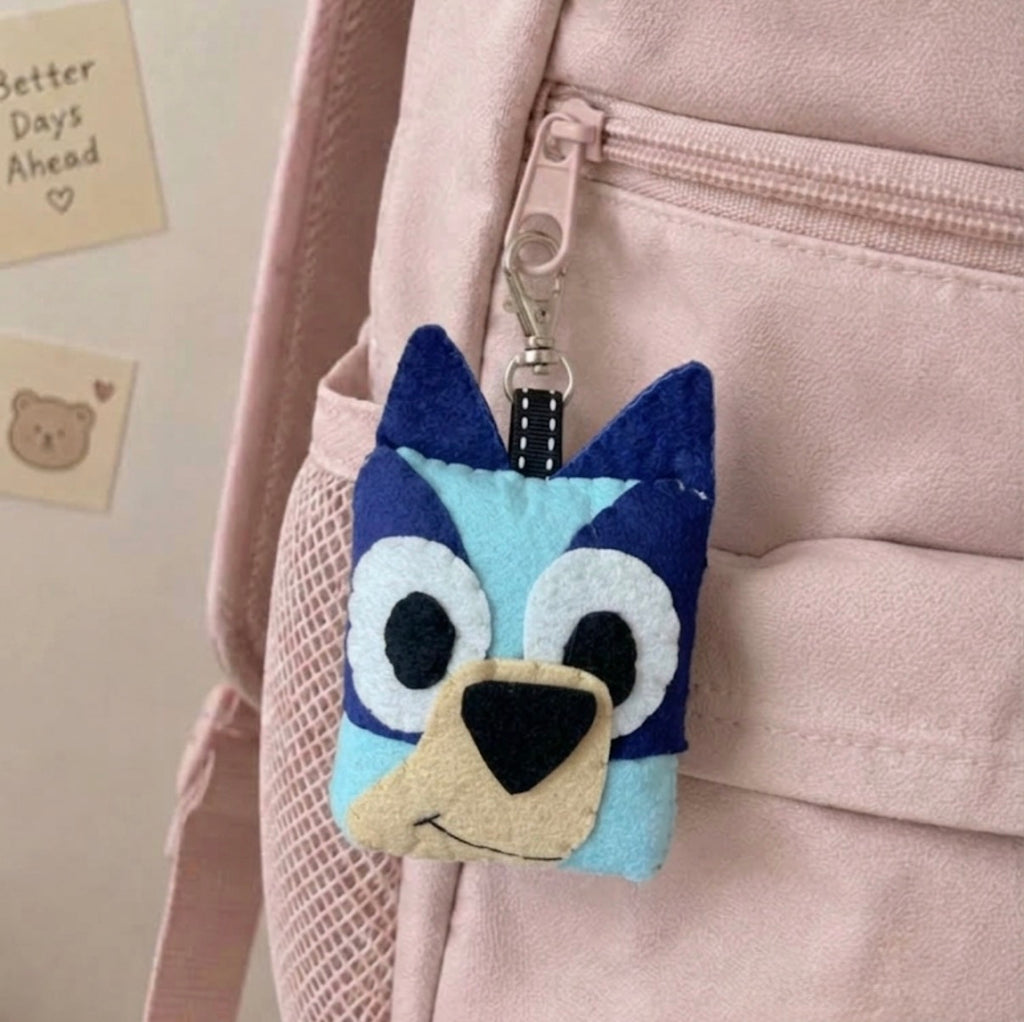 Felt Bluey Keychain