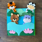 Jungle theme Felt book