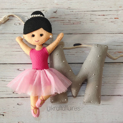 Personalized Ballerina theme Bunting