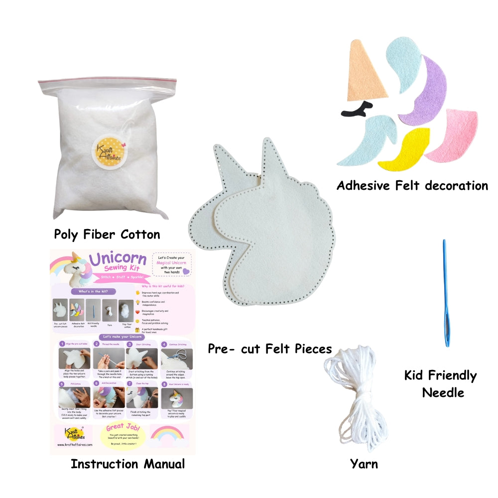 DIY Felt Unicorn Stitching Kit
