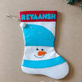 Snowman Felt Stocking