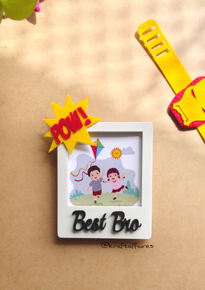 Superhero Best Bro Fridge Magnet