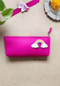 Rainbow Theme Felt Pencil Pouch
