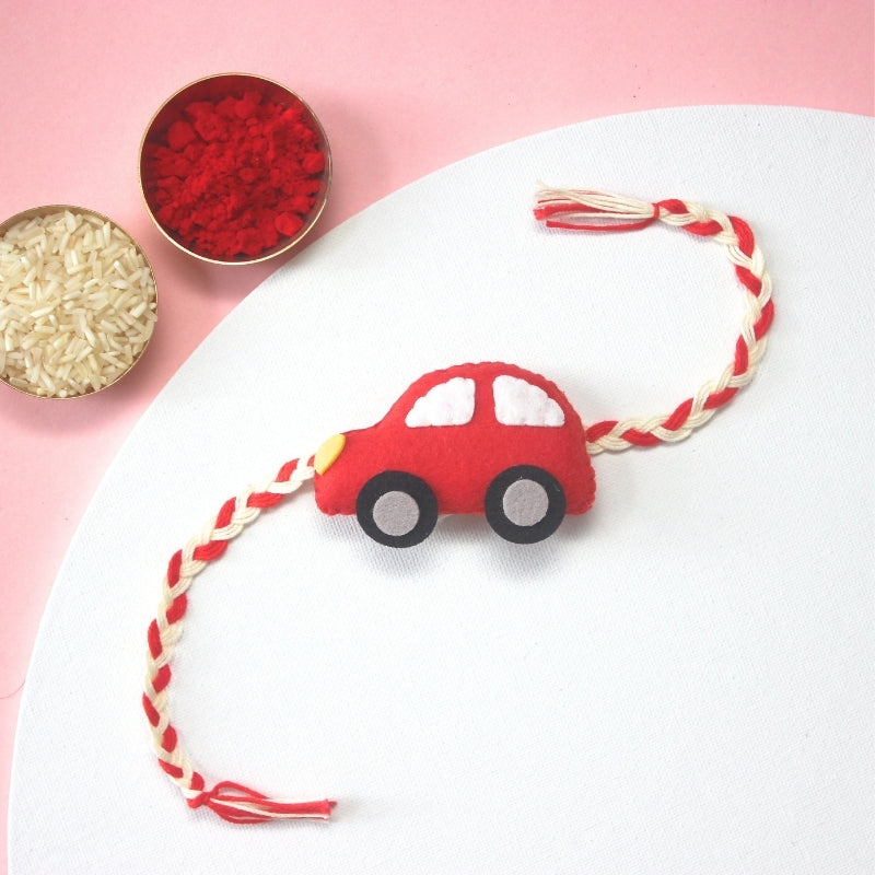 Car Felt Rakhi – Handmade Kids Rakhi
