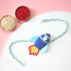Rocket Felt Rakhi – Handmade Kids Rakhi
