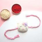 Cat Felt Rakhi – Handmade Kids Rakhi