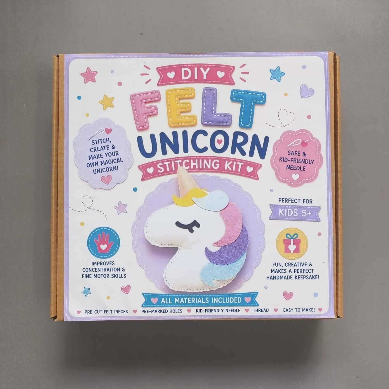 DIY Felt Unicorn Stitching Kit