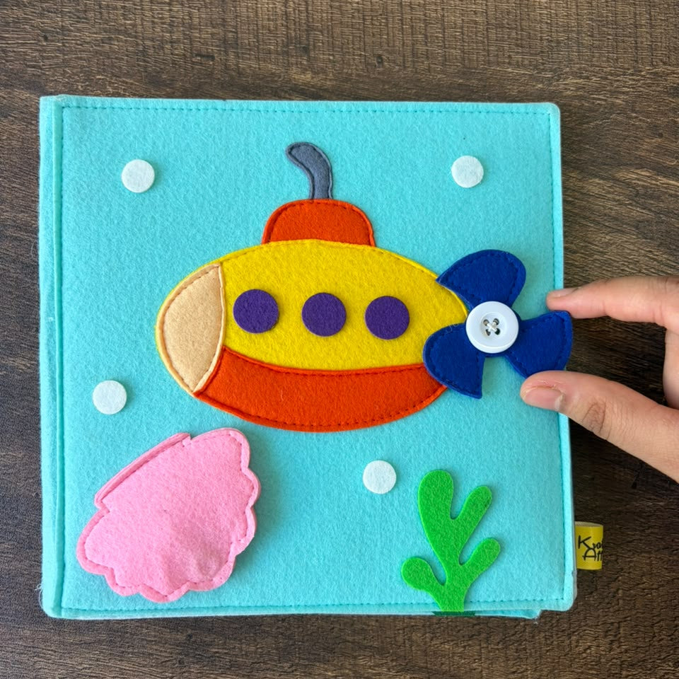 Under the sea  theme Felt book