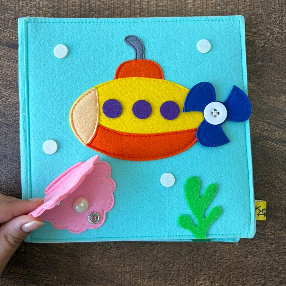 Under the sea  theme Felt book