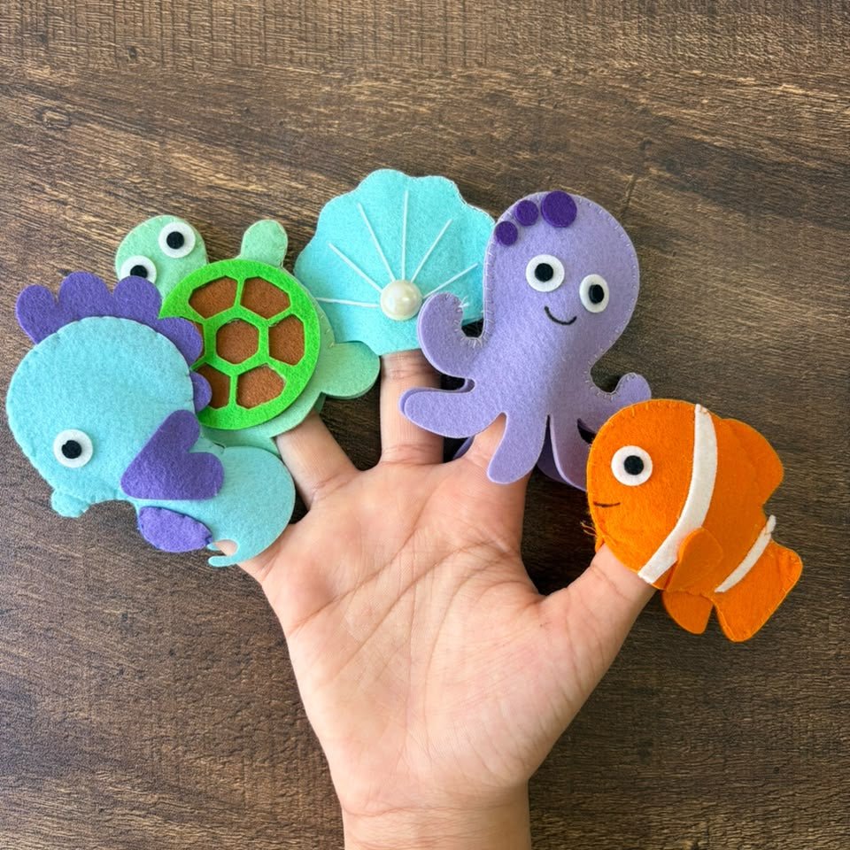 Under the sea  theme Felt book