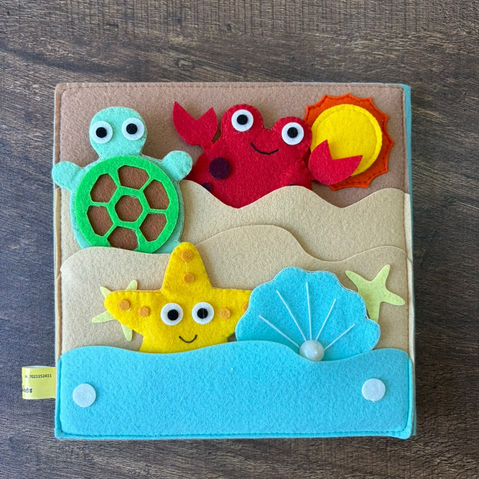 Under the sea  theme Felt book