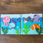 Under the sea  theme Felt book