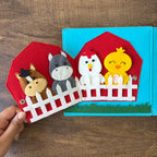 Farm theme Felt book
