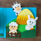 Farm theme Felt book