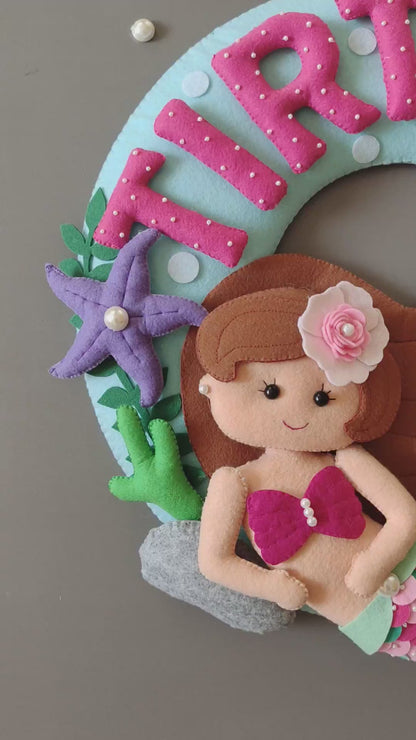 Mermaid Magic Personalized wall decor