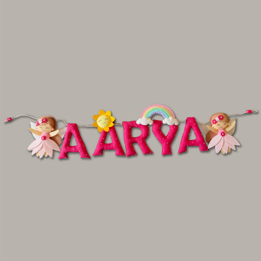 Personalized Fairy theme Bunting