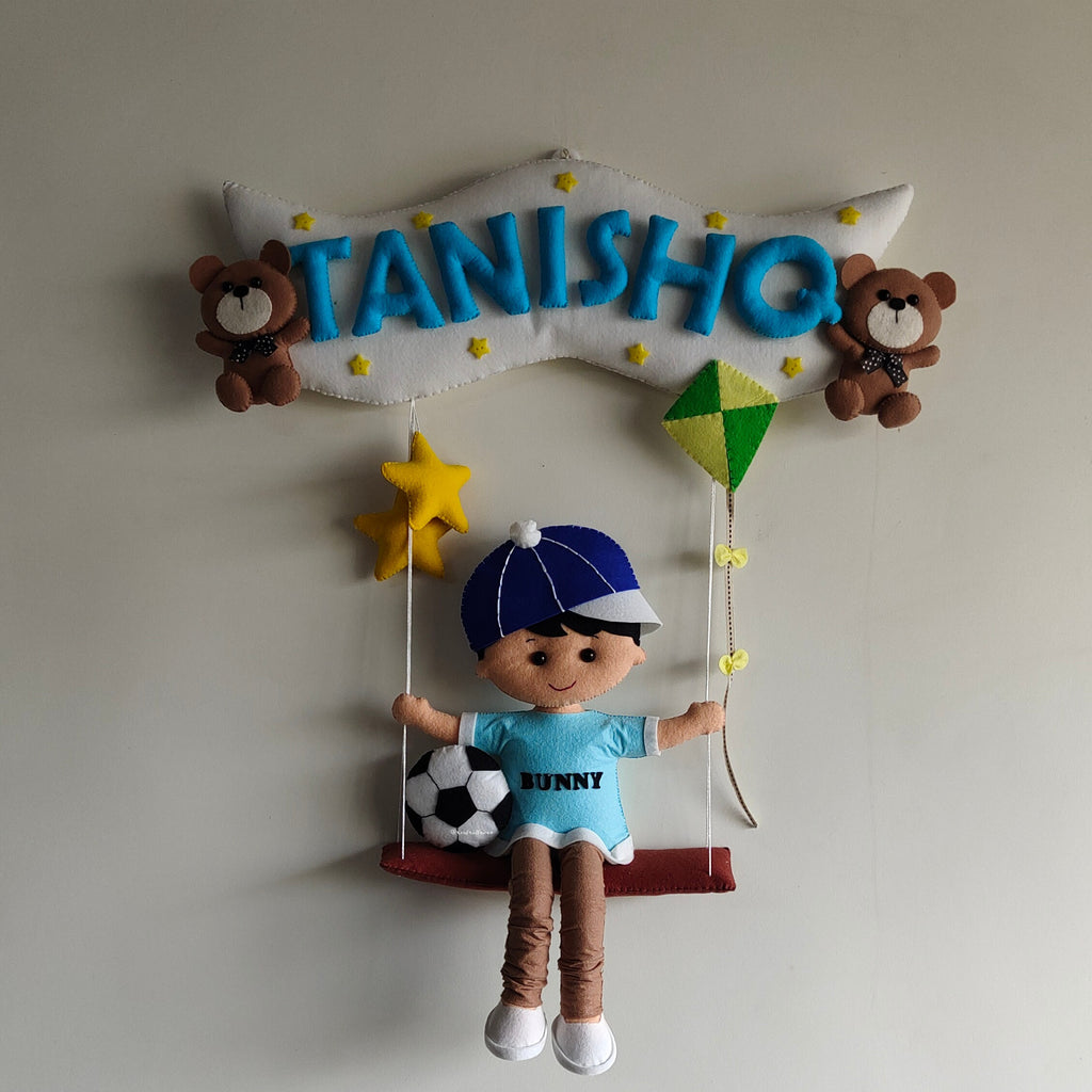 Boy on swing