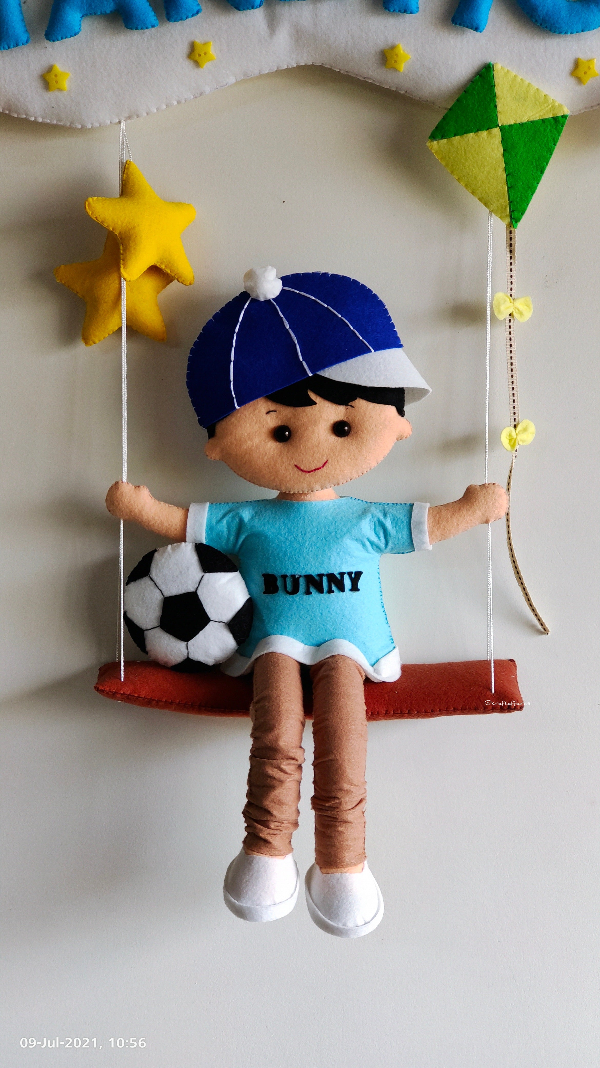 Boy on swing
