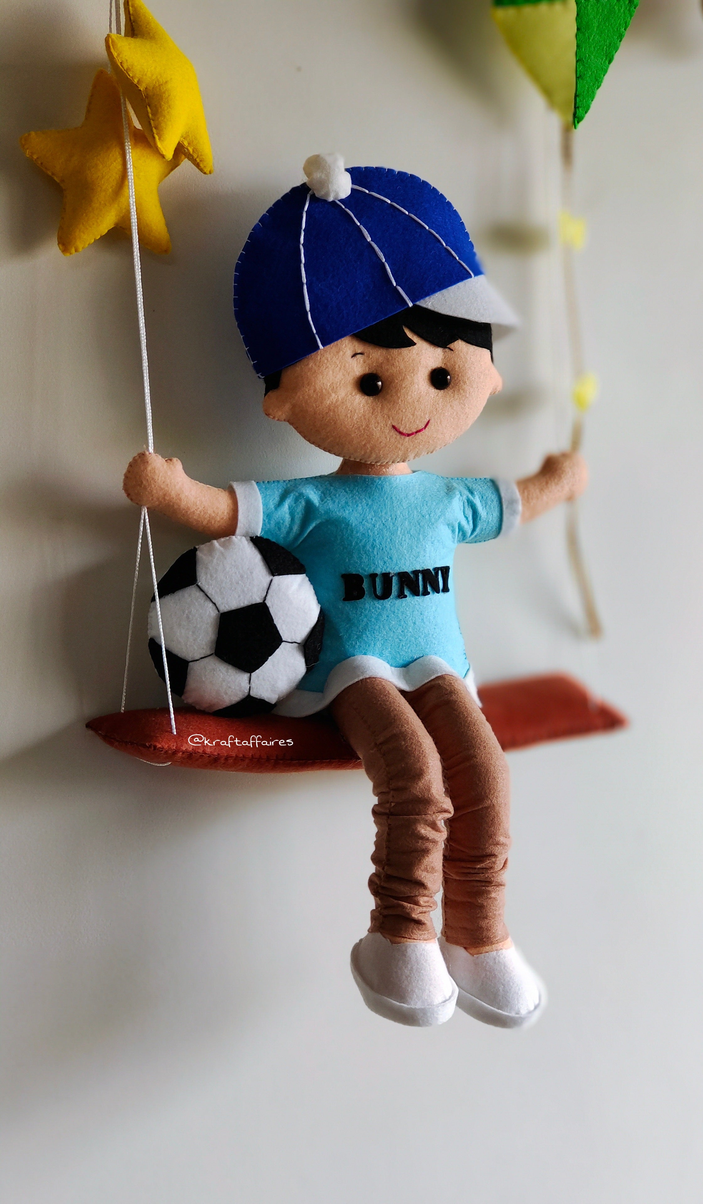 Boy on swing